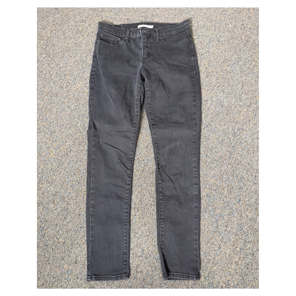 Levi's Women's 311 Shaping Skinny Black Stretch Jeans Size 29 EUC